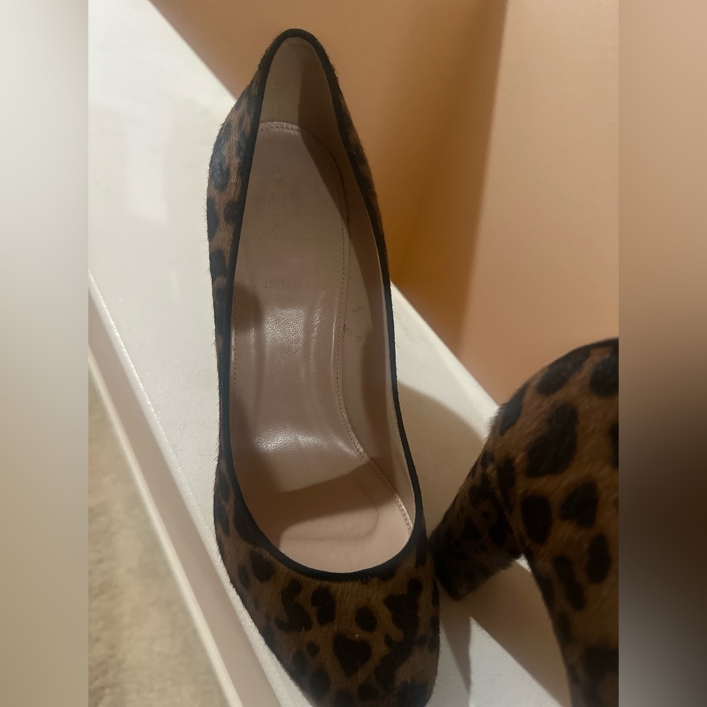J. Crew Leopard Etta Heels - J Crew Collection - Chocolate brown/black 10 - Picture 5 of 10